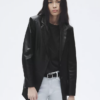 Charles Leather Blazer